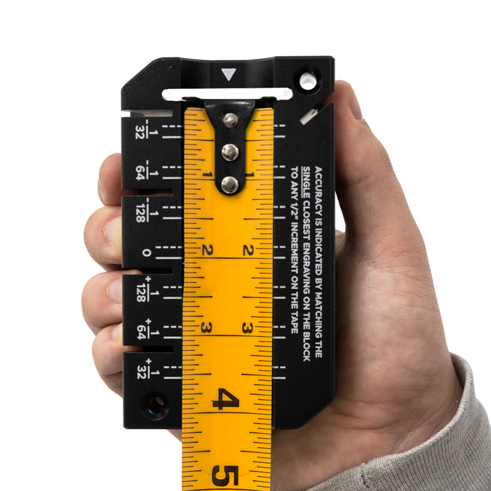 Tape Measure Accuracy Block (Backordered - Shipping Late May)