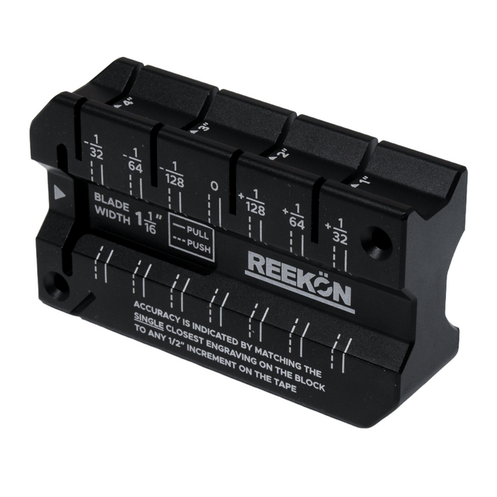 Tape Measure Accuracy Block