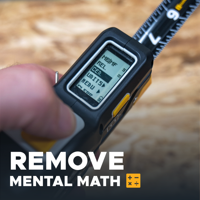 Split (Imperial/Metric) T1M Utility Digital Tape Measure