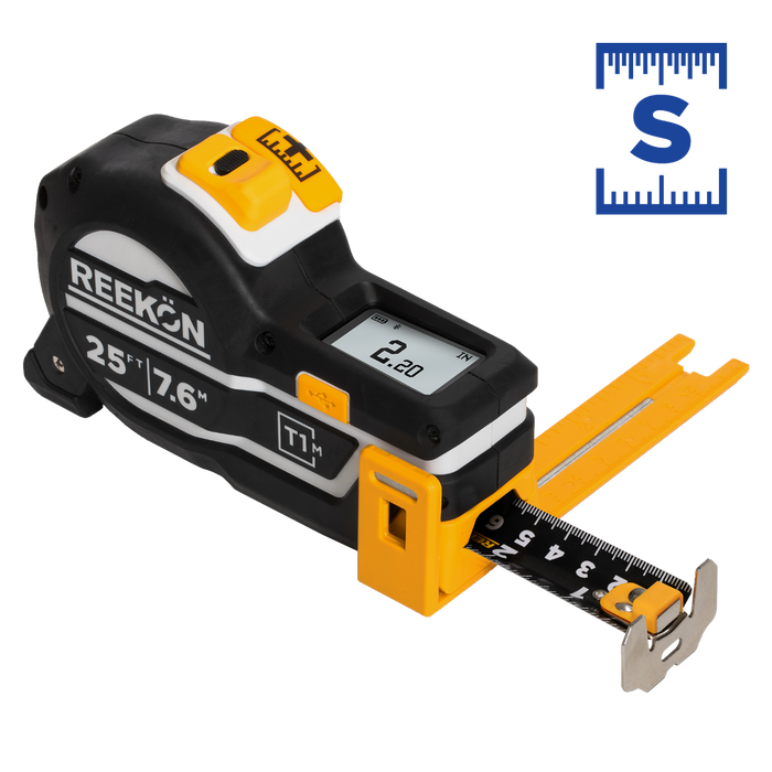 REEKON Split (imperial/metric) T1M Utility digital tape measure product view