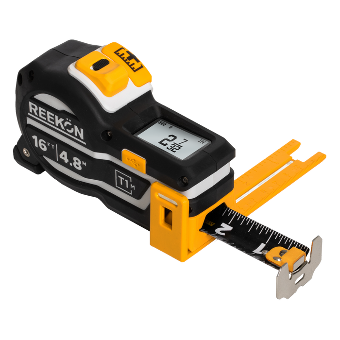 REEKON T1M Utility digital tape measure, front product view on a white background